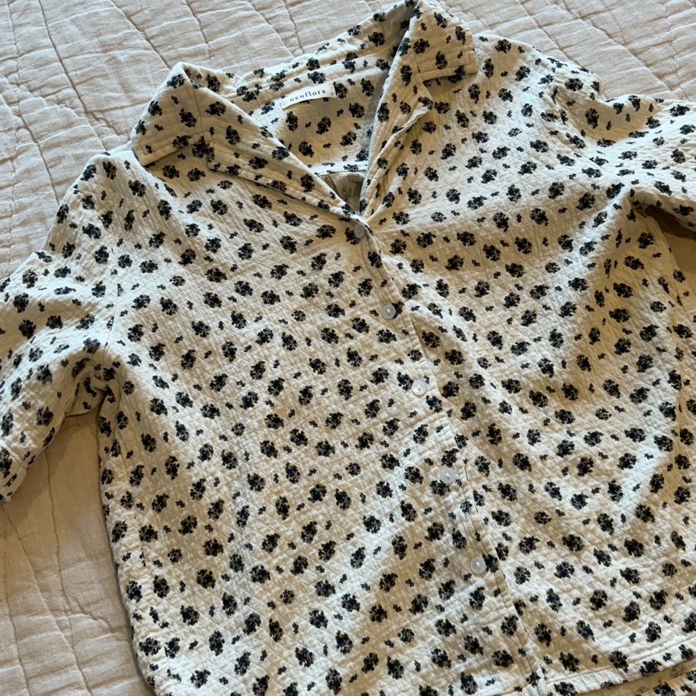 Neuflora Floral Button-Up Shirt